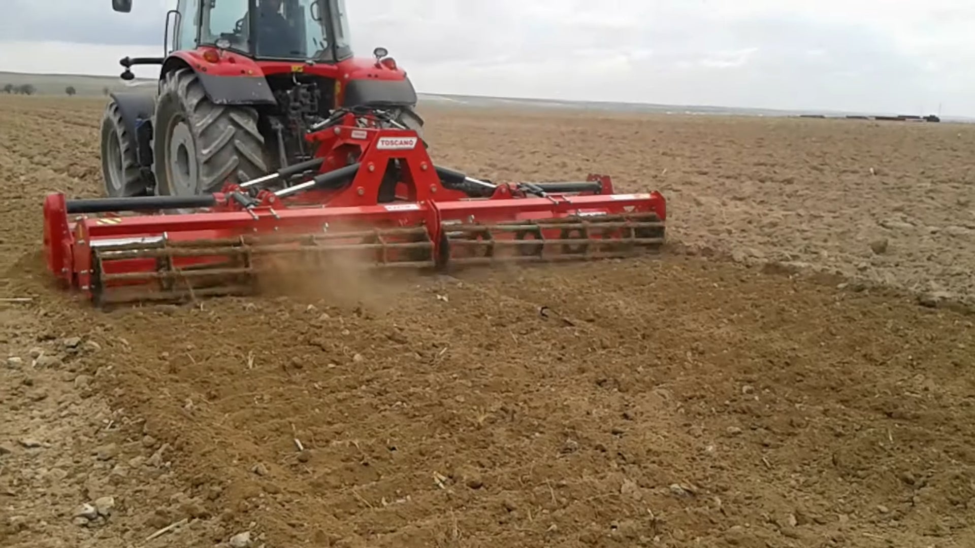 TOSCANO | Folding Rotary Tiller | Model 5300 & 5800 | Work Width 17 To 18.7 Feet | HorsePower 180-300 HP | For Tractor