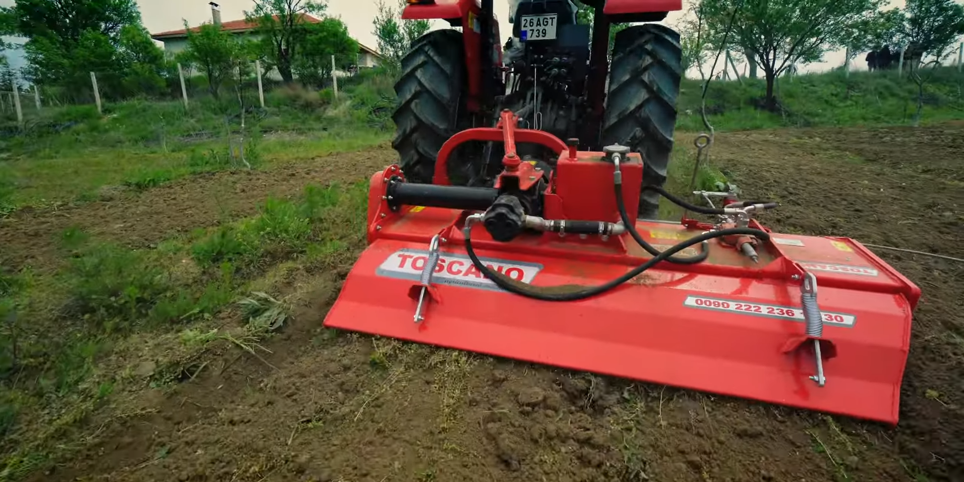 TOSCANO | Garden Type Rotary Tiller – Sensor Skid | Model 1650, 1900 & 2150 | Work Width 4.95 To 7.41 Feet | HorsePower 45-70 HP | For Tractor