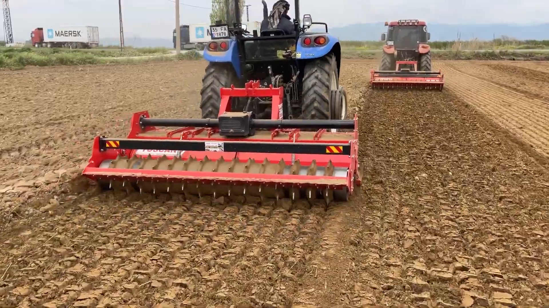 TOSCANO | Standard Rotary Tiller | Model 2150, 2400, 2650, 2900 & 3150 | Work Width 6.89 To 10.17 Feet | Horsepower 65-130 HP | For Tractor