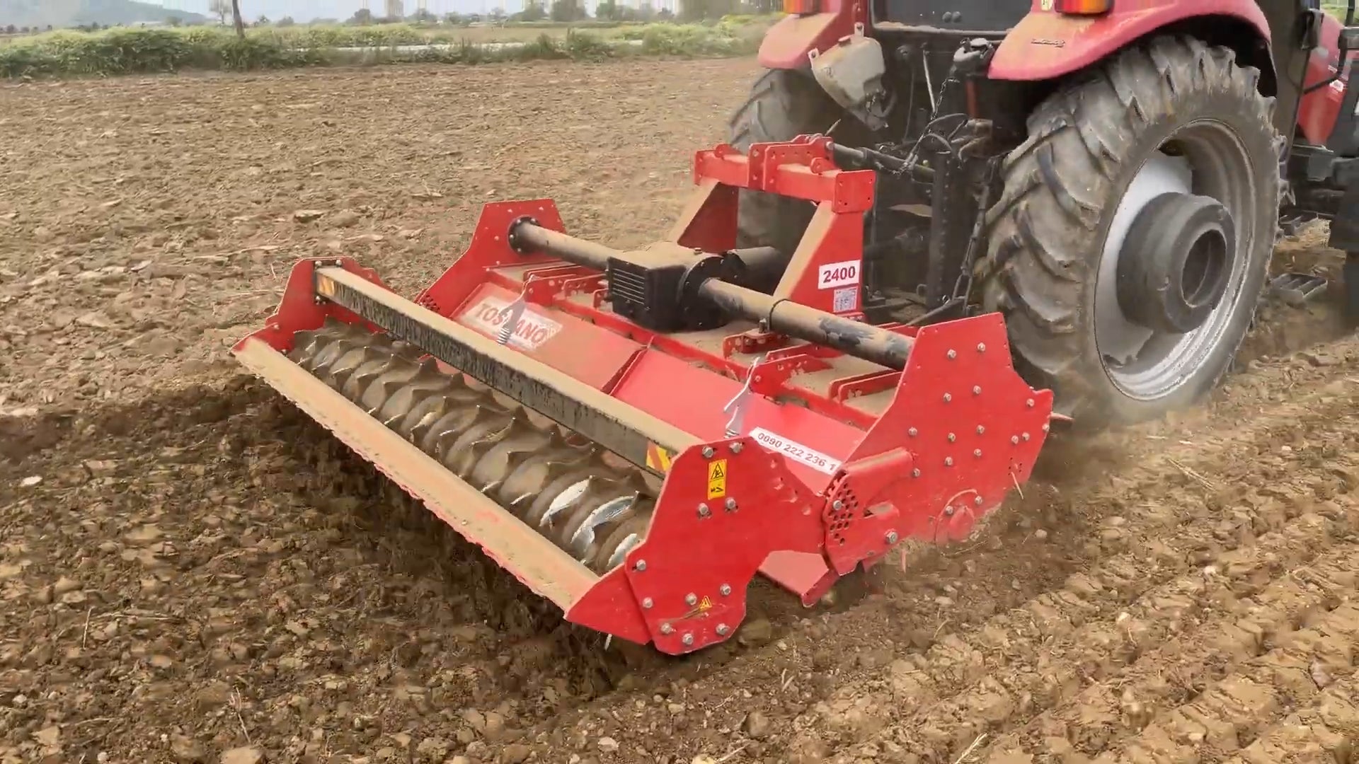TOSCANO | Standard Rotary Tiller | Model 2150, 2400, 2650, 2900 & 3150 | Work Width 6.89 To 10.17 Feet | Horsepower 65-130 HP | For Tractor