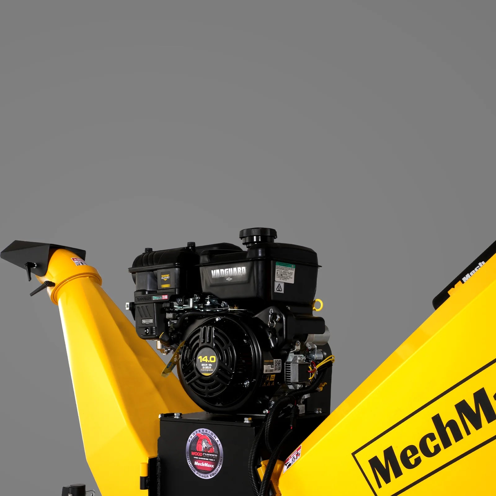 6 inch E-start B&S VANGUARD 408cc 14hp Gasoline Engine Powered Drum Wood Chipper, P4206