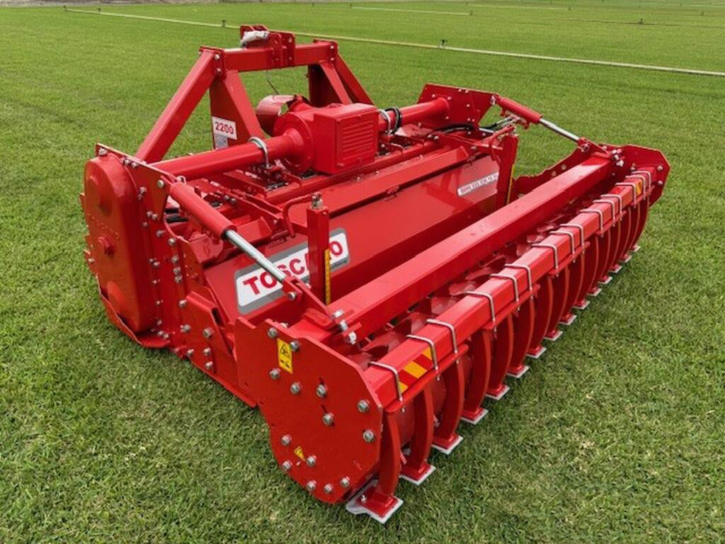 TOSCANO | Stoneburier Rotary Tiller | Model 2200, 2650, 2850, 3100, & 3500 | Work Width 7.05 To 11.22 Feet | HorsePower 80-200 HP | For Tractor