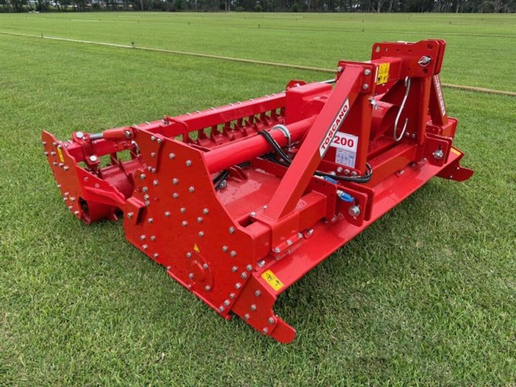 TOSCANO | Stoneburier Rotary Tiller | Model 2200, 2650, 2850, 3100, & 3500 | Work Width 7.05 To 11.22 Feet | HorsePower 80-200 HP | For Tractor