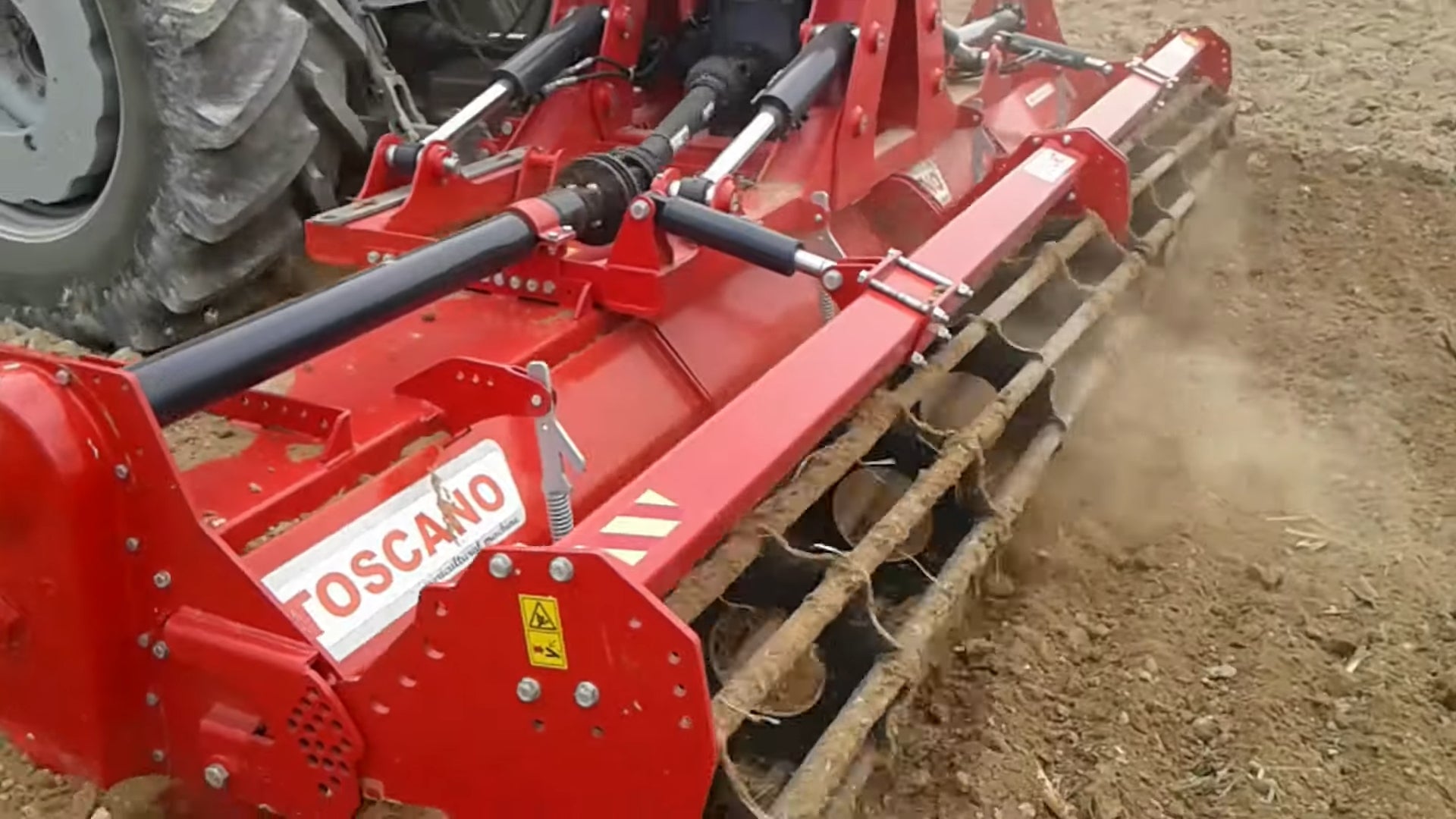 TOSCANO | Folding Rotary Tiller | Model 5300 & 5800 | Work Width 17 To 18.7 Feet | HorsePower 180-300 HP | For Tractor