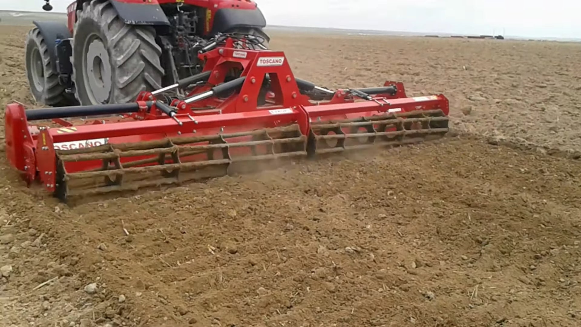TOSCANO | Folding Rotary Tiller | Model 5300 & 5800 | Work Width 17 To 18.7 Feet | HorsePower 180-300 HP | For Tractor