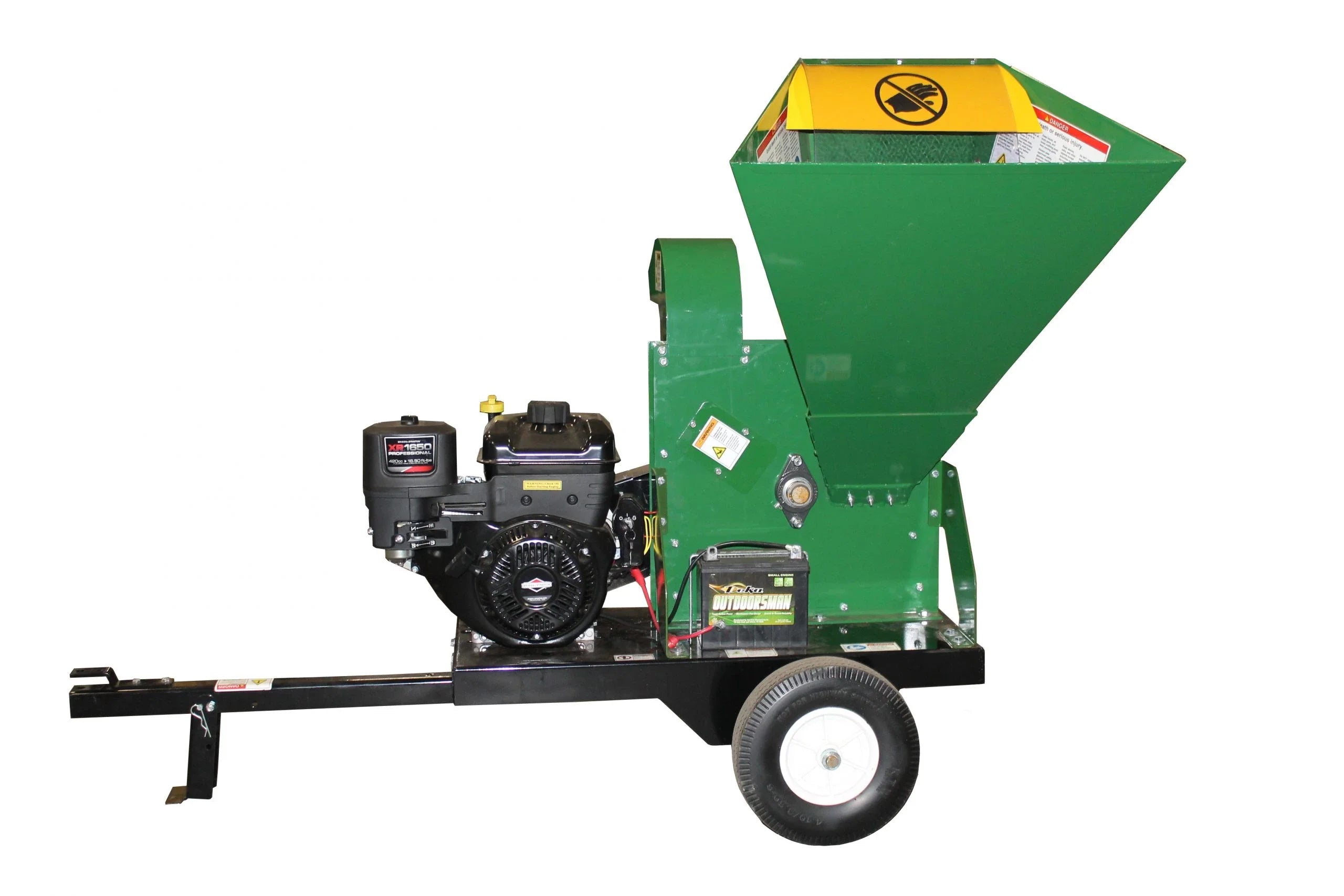 Mighty Mac™ Wood Chipper 4-3/4” Max Capacity - Electric Start 11.5HP Briggs (WC475E)