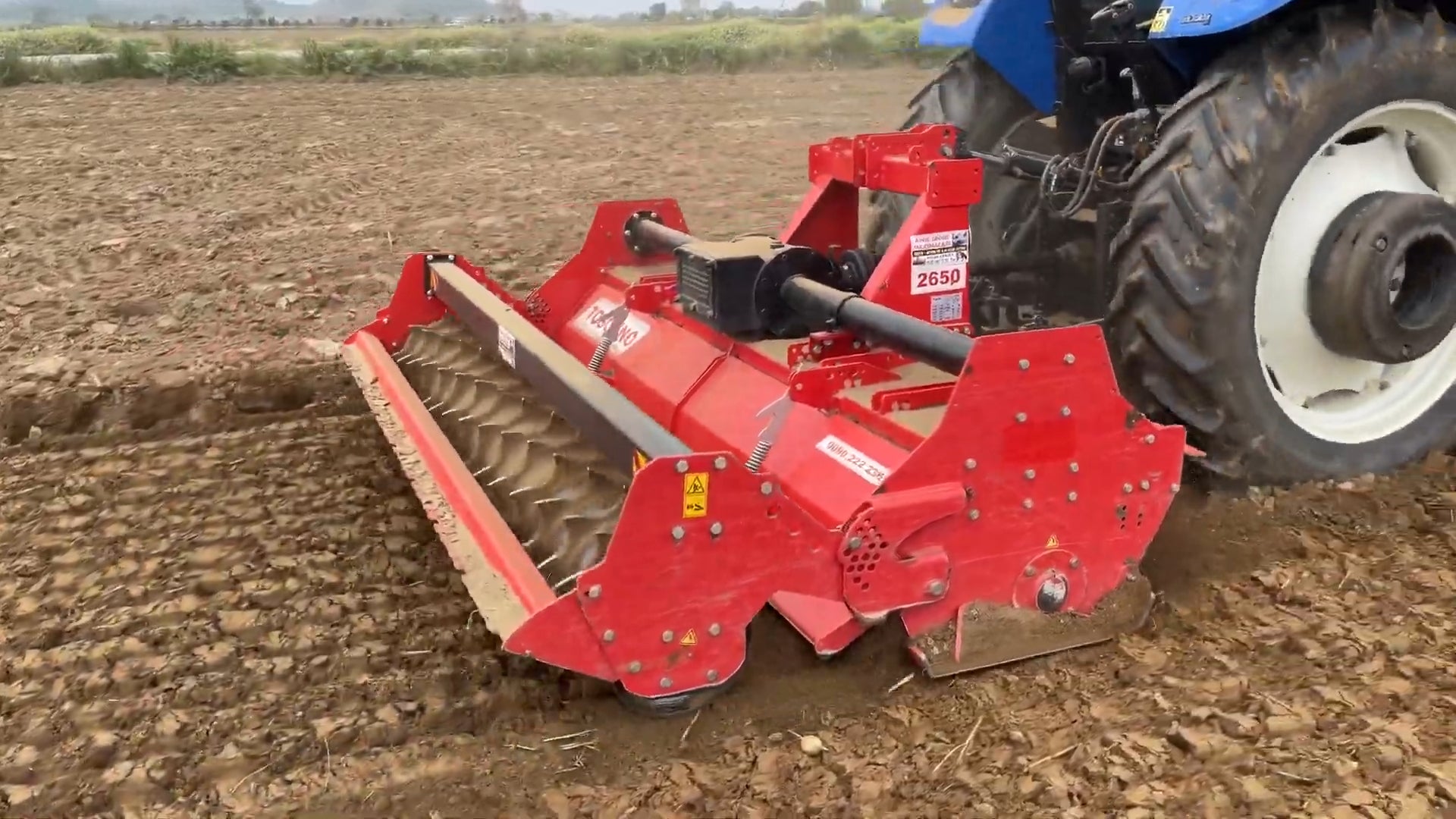 TOSCANO | Standard Rotary Tiller | Model 2150, 2400, 2650, 2900 & 3150 | Work Width 6.89 To 10.17 Feet | Horsepower 65-130 HP | For Tractor