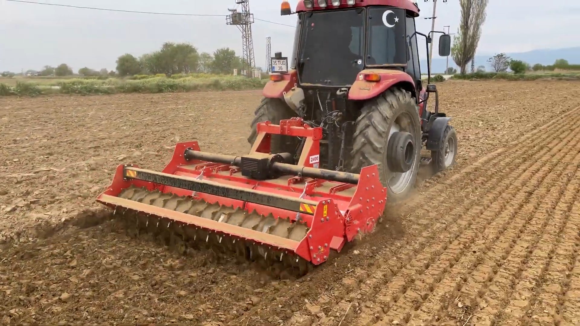 TOSCANO | Standard Rotary Tiller | Model 2150, 2400, 2650, 2900 & 3150 | Work Width 6.89 To 10.17 Feet | Horsepower 65-130 HP | For Tractor