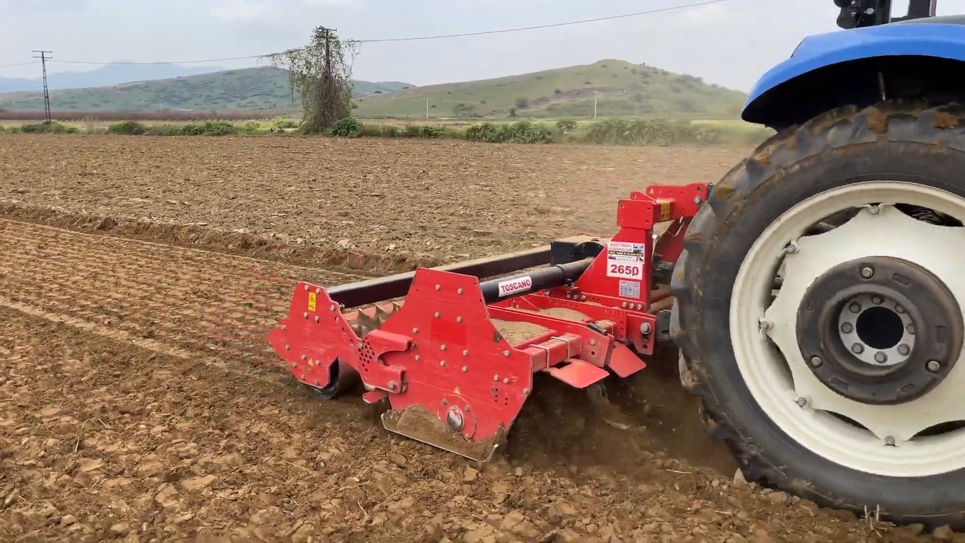 TOSCANO | Standard Rotary Tiller | Model 2150, 2400, 2650, 2900 & 3150 | Work Width 6.89 To 10.17 Feet | Horsepower 65-130 HP | For Tractor
