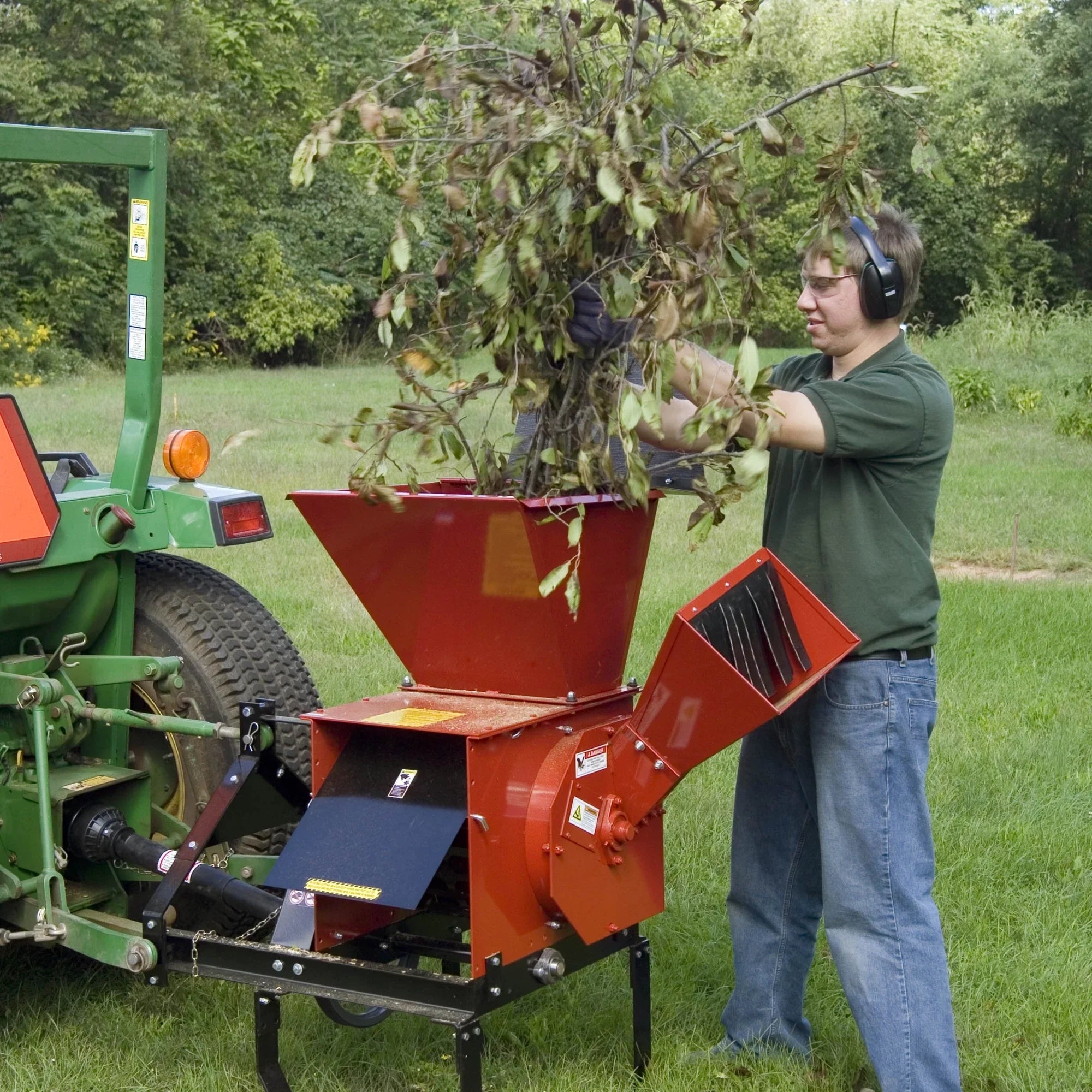 Mighty Mac™ Wood Chipper 4-1/2” Max Capacity - 3-Point Tractor PTO Powered (TPH185)