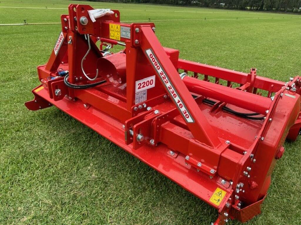 TOSCANO | Stoneburier Rotary Tiller | Model 2200, 2650, 2850, 3100, & 3500 | Work Width 7.05 To 11.22 Feet | HorsePower 80-200 HP | For Tractor