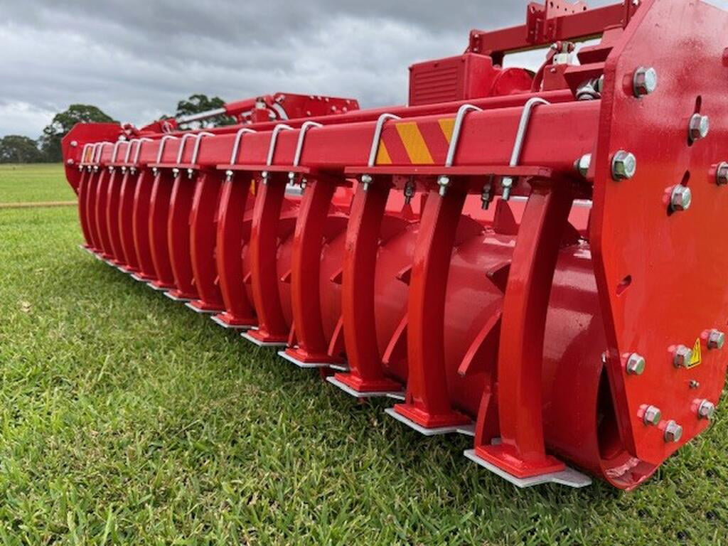 TOSCANO | Stoneburier Rotary Tiller | Model 2200, 2650, 2850, 3100, & 3500 | Work Width 7.05 To 11.22 Feet | HorsePower 80-200 HP | For Tractor