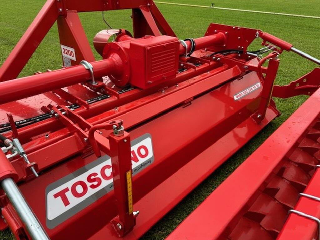 TOSCANO | Stoneburier Rotary Tiller | Model 2200, 2650, 2850, 3100, & 3500 | Work Width 7.05 To 11.22 Feet | HorsePower 80-200 HP | For Tractor