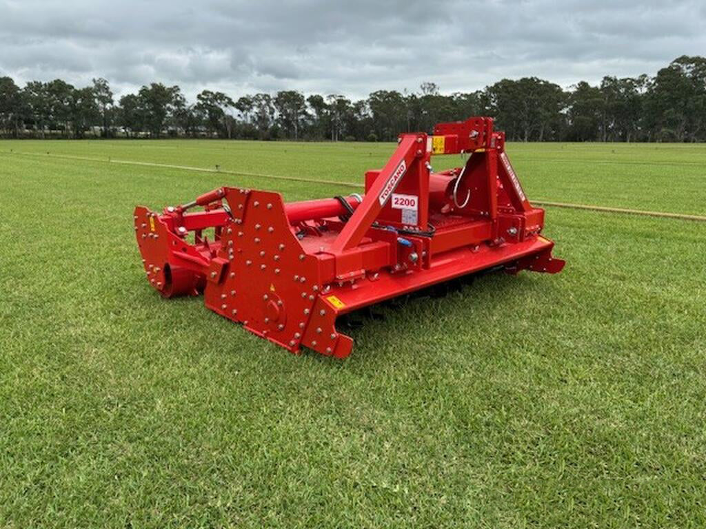 TOSCANO | Stoneburier Rotary Tiller | Model 2200, 2650, 2850, 3100, & 3500 | Work Width 7.05 To 11.22 Feet | HorsePower 80-200 HP | For Tractor