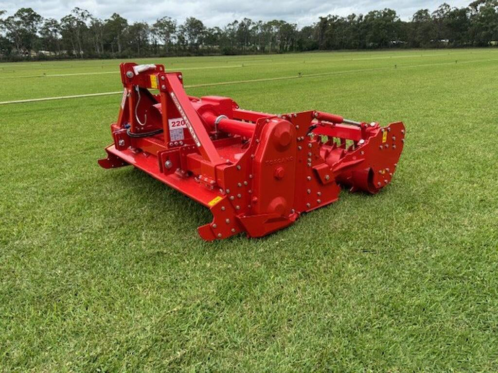 TOSCANO | Stoneburier Rotary Tiller | Model 2200, 2650, 2850, 3100, & 3500 | Work Width 7.05 To 11.22 Feet | HorsePower 80-200 HP | For Tractor
