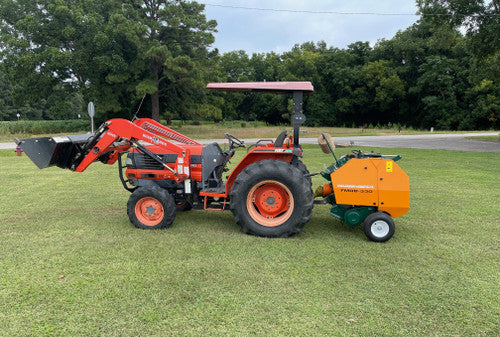 Farm-Maxx Mini Round Hay Balers | Model FMBR-330 | Width 57.5" inches | Horsepower 60 HP | For Tractor