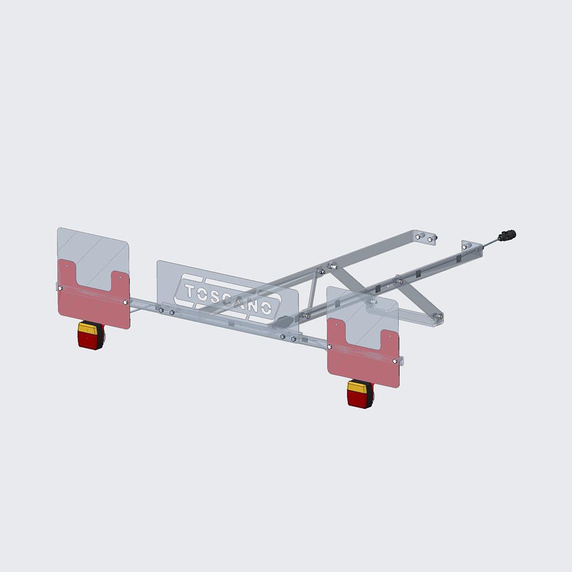 TOSCANO | Folding Rotary Tiller | Model 5300 & 5800 | Work Width 17 To 18.7 Feet | HorsePower 180-300 HP | For Tractor