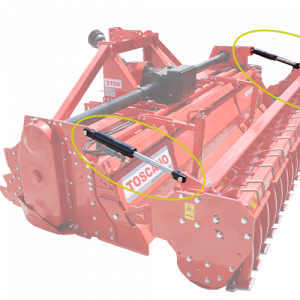 TOSCANO | Stoneburier Rotary Tiller | Model 2200, 2650, 2850, 3100, & 3500 | Work Width 7.05 To 11.22 Feet | HorsePower 80-200 HP | For Tractor